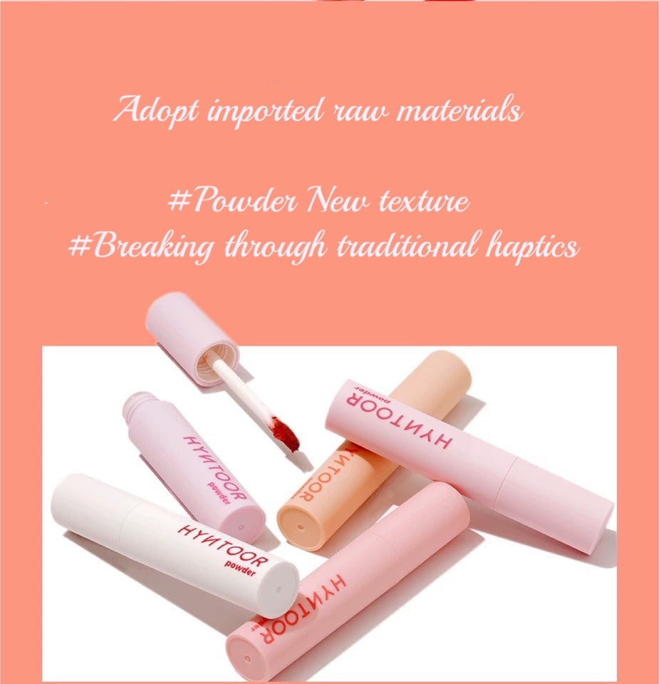 HYNTOOR Macaron Powder Tint Lip Mud