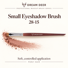 Dream Deer Small Eyeshadow Brush — Professional Series 28-15 — application