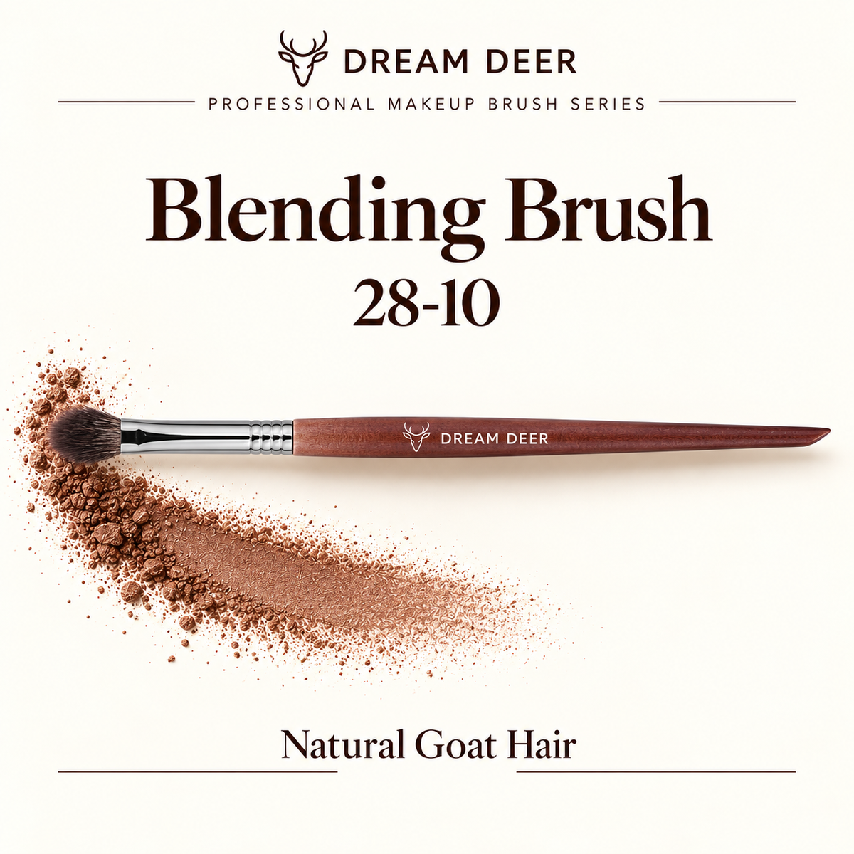 Dream Deer Blending Brush — Professional Series 28-10 — application