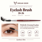Dream Deer Eyelash Brush — Professional Series 28-26 — application