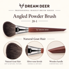 Dream Deer Angled Powder Brush — Professional Series 28-1 — material details