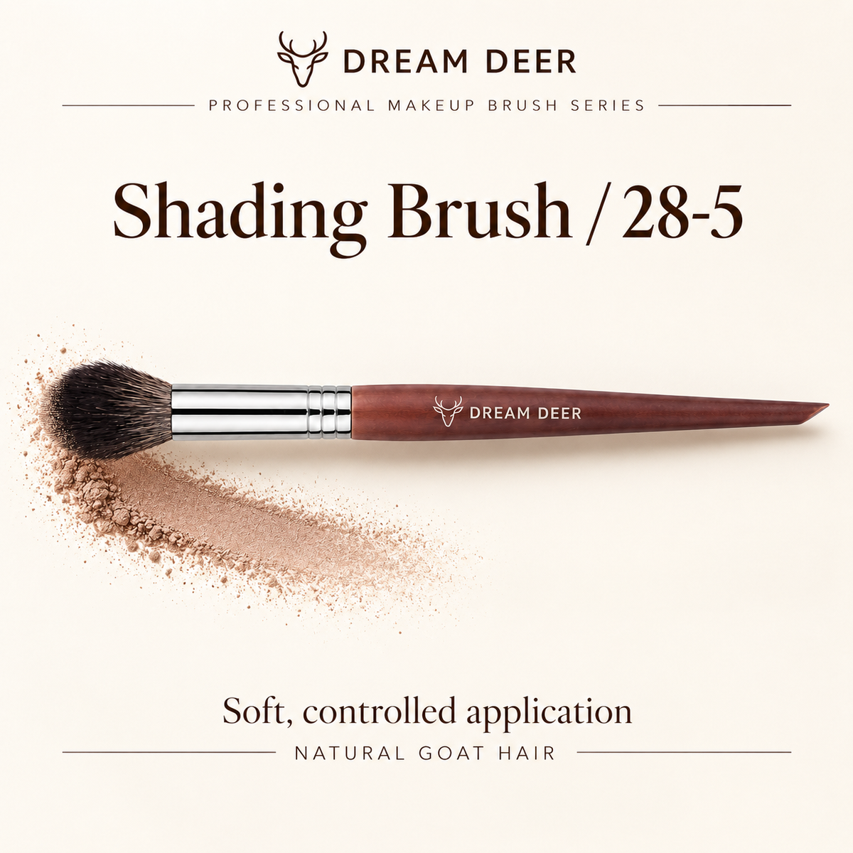 Dream Deer Shading Brush — Professional Series 28-5 — application