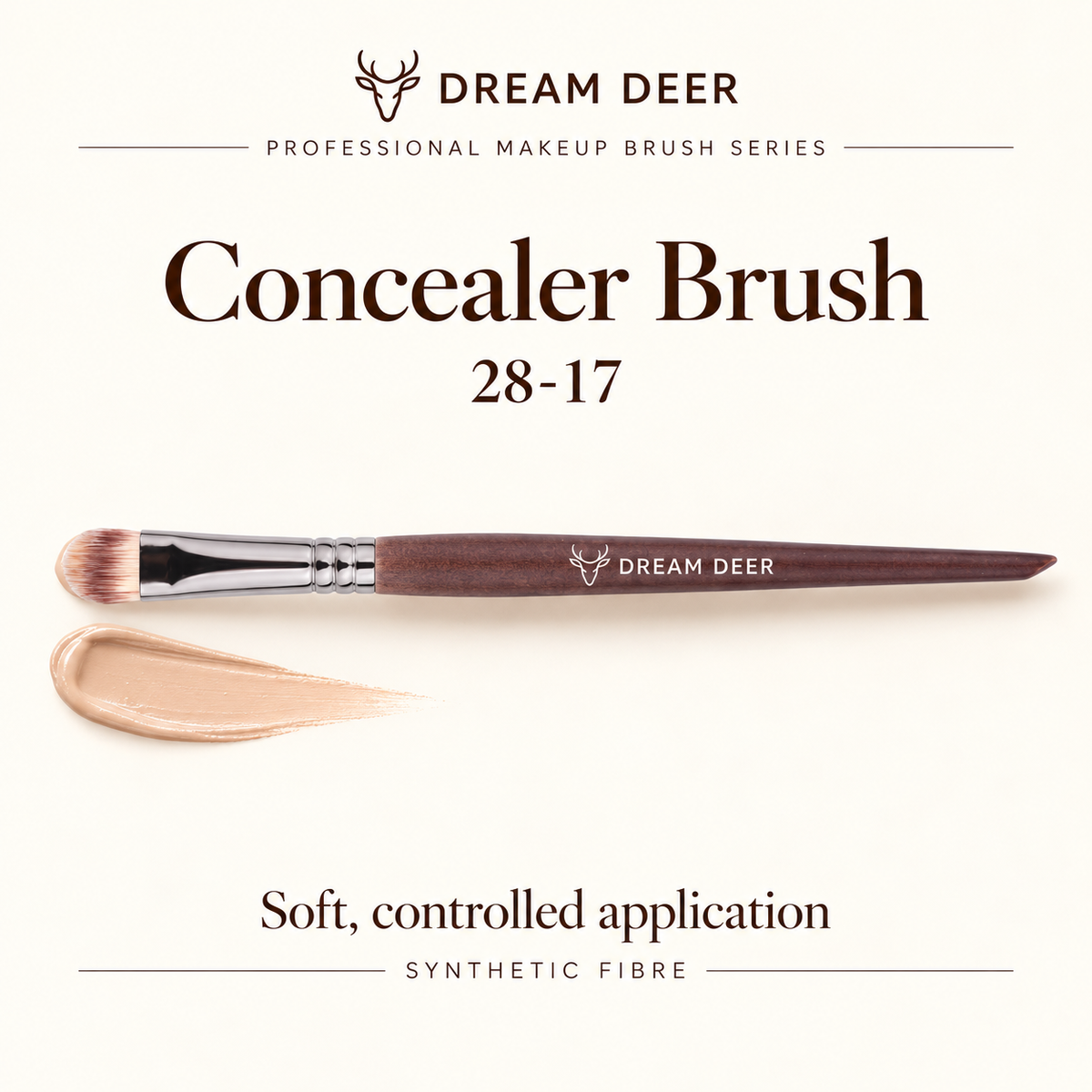 Dream Deer Concealer Brush — Professional Series 28-17 — application