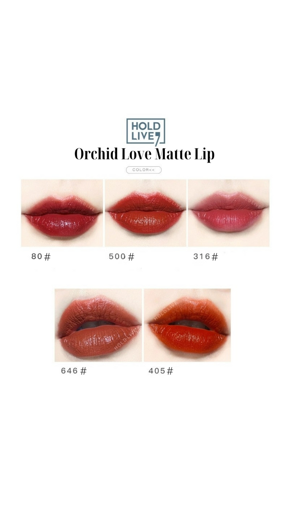 HOLD LIVE Orchid Love Mini Matte Lipstick Set Holdlive