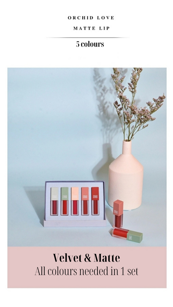 HOLD LIVE Orchid Love Mini Matte Lipstick Set Holdlive