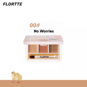 FLORTTE Cute Song Concealer Palette Flortte 花洛莉亚可爱颂系列3色遮瑕膏