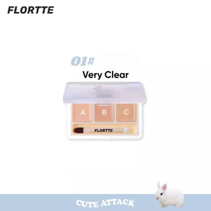 FLORTTE Cute Song Concealer Palette Flortte 花洛莉亚可爱颂系列3色遮瑕膏