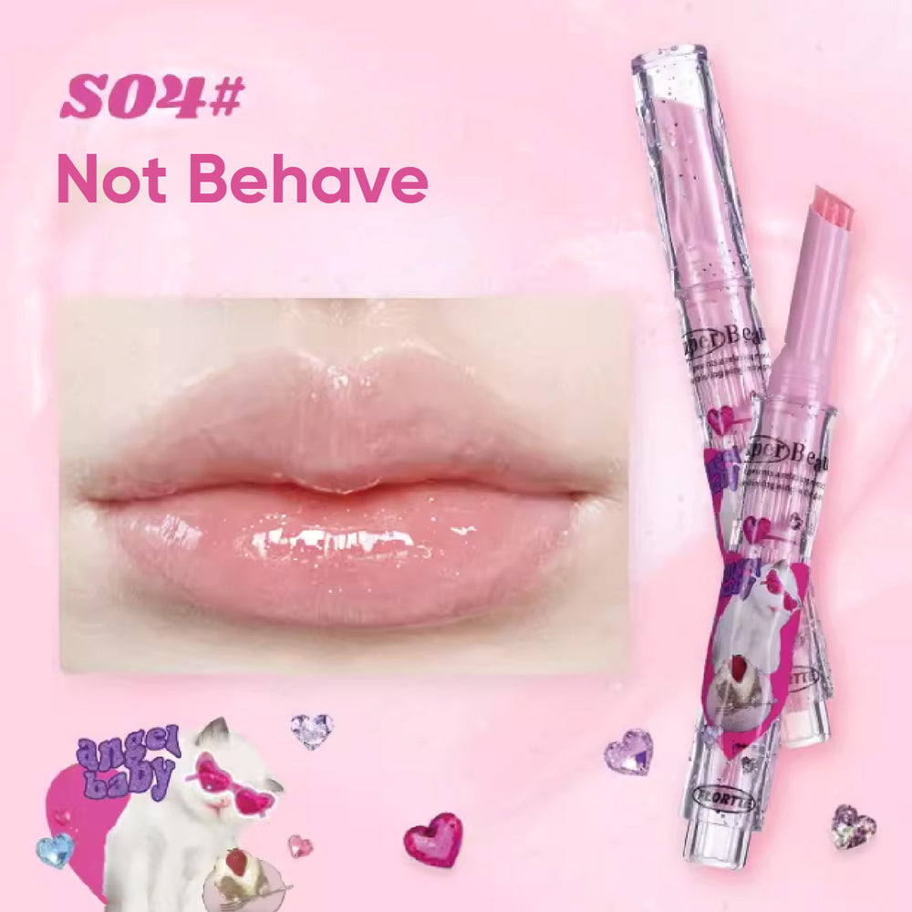 FLORTTE Super Beauty Lip Gloss Glaze Lipstick 花洛莉亚怪美莉亚固体唇蜜