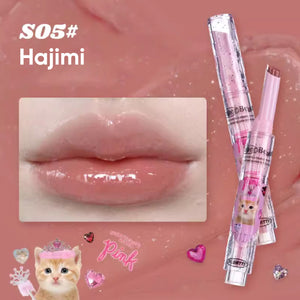 FLORTTE Super Beauty Lip Gloss Glaze Lipstick 花洛莉亚怪美莉亚固体唇蜜