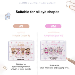 FLORTTE X Mikko Invisible Natural Double Eyelid Tape 花洛莉亚 X Mikko 联名款隐形自然双眼皮贴