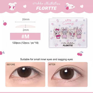 FLORTTE X Mikko Invisible Natural Double Eyelid Tape 花洛莉亚 X Mikko 联名款隐形自然双眼皮贴