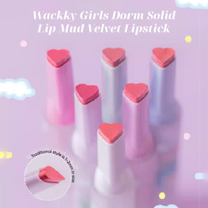 FLORTTE Wackky Girls Dorm Solid Lip Mud Velvet Lipstick 花洛莉亚女生宿舍系列固体唇泥 哑光丝绒口红