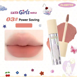 FLORTTE Wackky Girls Dorm Lip Cream Matte Lipstick 花洛莉亚女生宿舍系列奶糕唇霜 雾面哑光口红唇泥