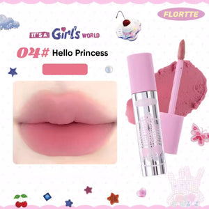 FLORTTE Wackky Girls Dorm Lip Cream Matte Lipstick 花洛莉亚女生宿舍系列奶糕唇霜 雾面哑光口红唇泥