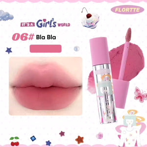 FLORTTE Wackky Girls Dorm Lip Cream Matte Lipstick 花洛莉亚女生宿舍系列奶糕唇霜 雾面哑光口红唇泥