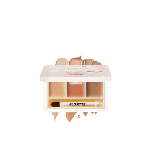 FLORTTE Cute Song Concealer Palette Flortte 花洛莉亚可爱颂系列3色遮瑕膏