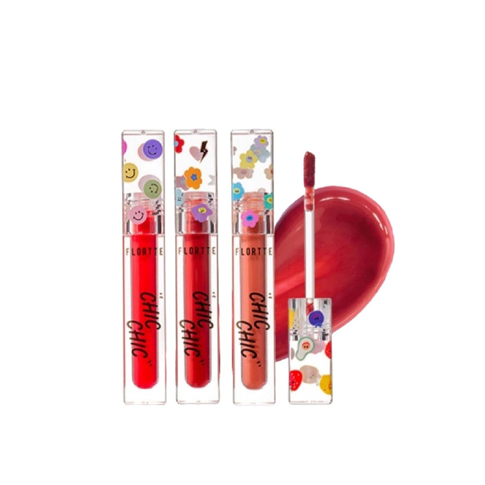 FLORTTE Jelly Glossy Liquid Lipstick Flortte 花洛莉亚Flortte大飒蜜系列果冻水光唇釉