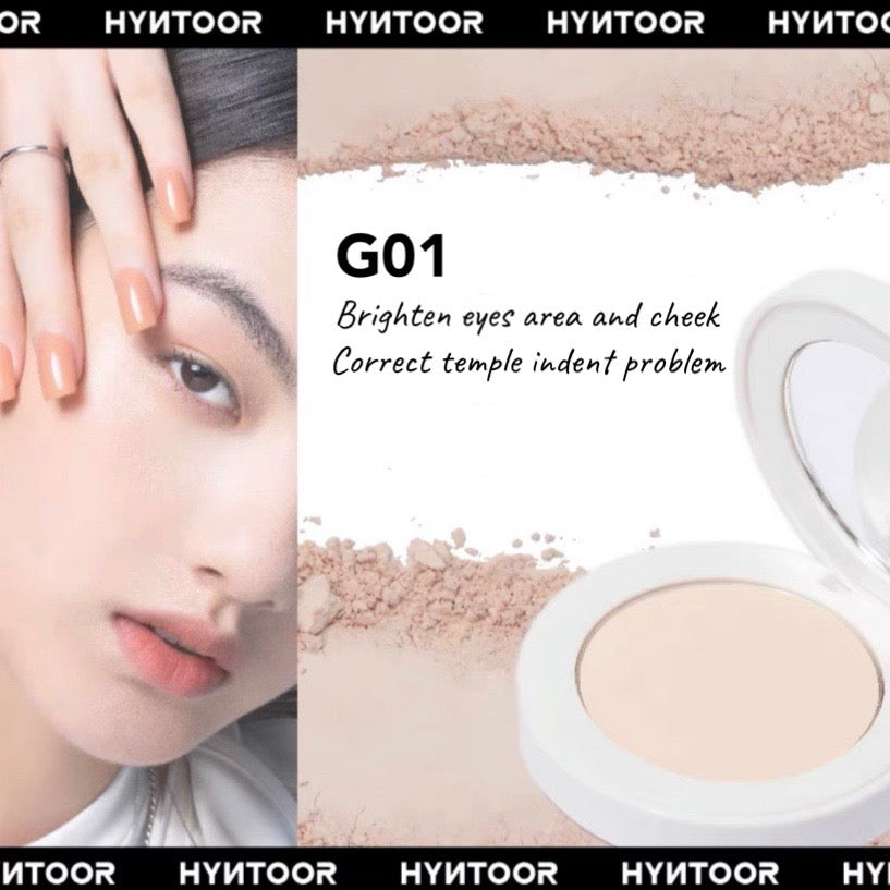 HYNTOOR 100 Points Concealer/ Under Eye Setting Powder/ Highlighter