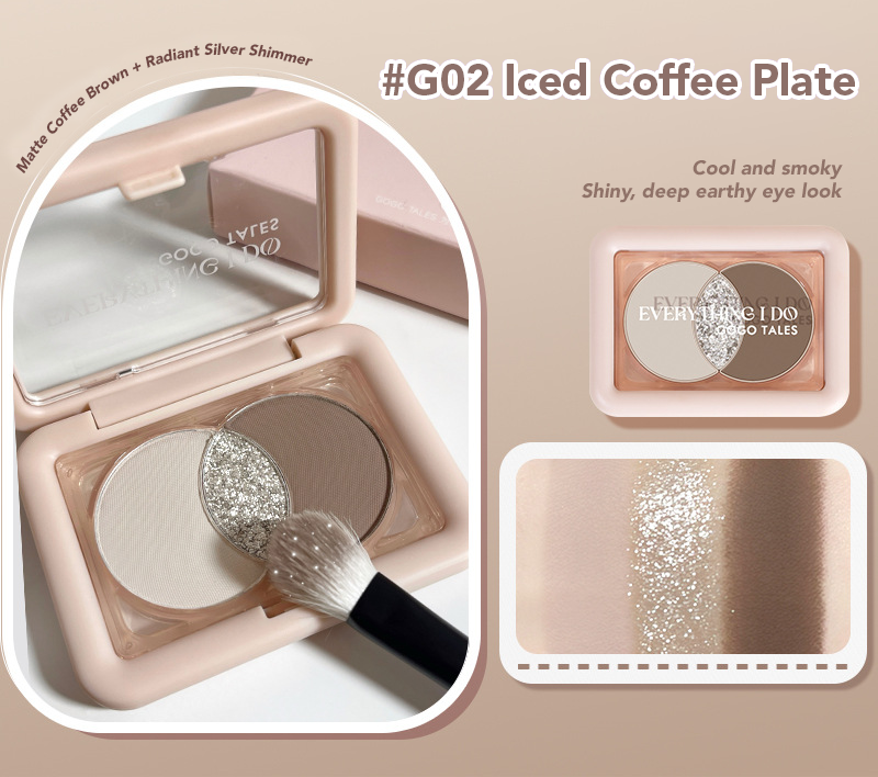 GOGO TALES Tricolor Eyeshadow Palette Gogotales 戈戈舞小方盒3色眼影盘