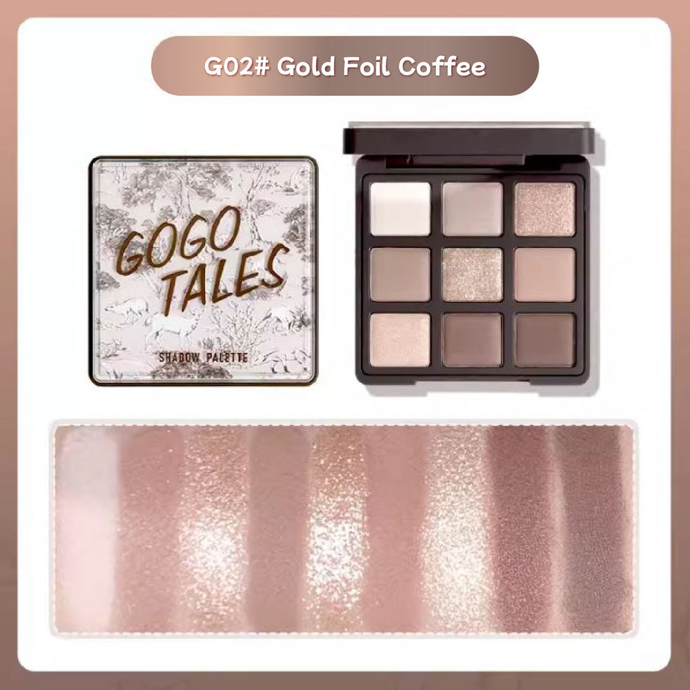 GOGO TALES Light Impression 9 Color Eyeshadow Palette Gogotales 戈戈舞光影印象九色眼影盘