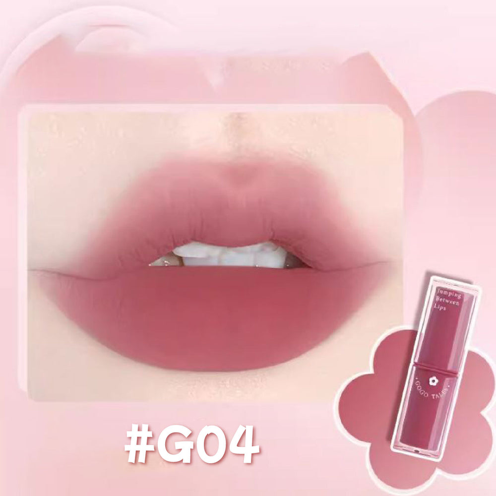 GOGO TALES Plush Mud Lipstick Solid Matte Lip Clay Gogotales 戈戈舞绒泥妆色唇膏 雾面哑光固体唇泥棒