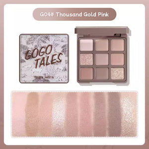 GOGO TALES Light Impression 9 Color Eyeshadow Palette Gogotales 戈戈舞光影印象九色眼影盘