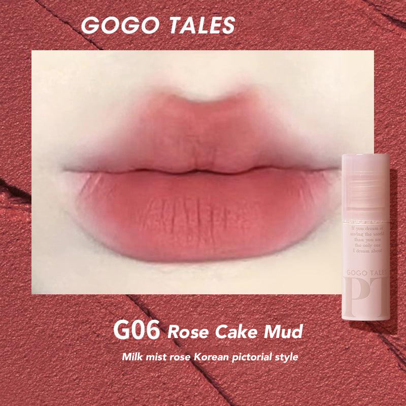 GOGO TALES Misty Lip Glaze Gogotales 戈戈舞拾物集裸粉棒唇泥