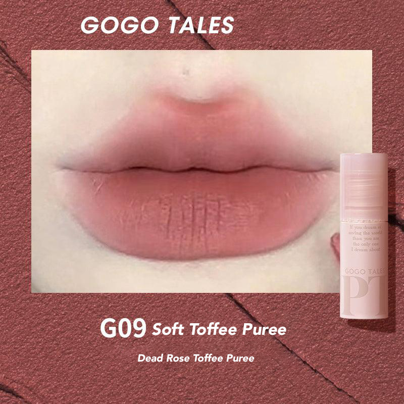 GOGO TALES Misty Lip Glaze Gogotales 戈戈舞拾物集裸粉棒唇泥