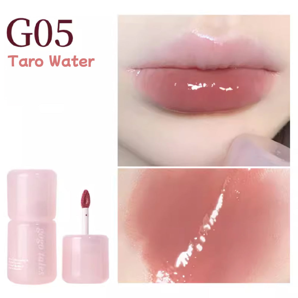 GOGO TALES Pink Glass Essence Lip Gloss Mirror Lipstick Gogotales 戈戈舞大冰桶粉琉璃精华唇蜜 唇部精华唇釉镜面