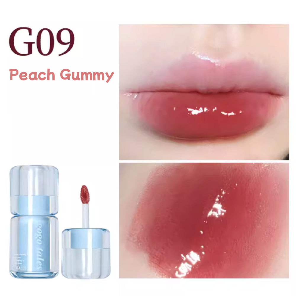 GOGO TALES Pink Glass Essence Lip Gloss Mirror Lipstick Gogotales 戈戈舞大冰桶粉琉璃精华唇蜜 唇部精华唇釉镜面