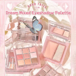 GOGO TALES Glaze Light Dream Eyeshadow Palette Gogotales 戈戈舞璃光梦境综合粉盘 眼影腮红高光一体盘