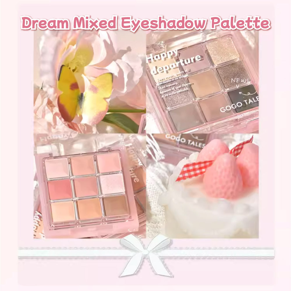 GOGO TALES Glaze Light Dream Eyeshadow Palette Gogotales 戈戈舞璃光梦境综合粉盘 眼影腮红高光一体盘