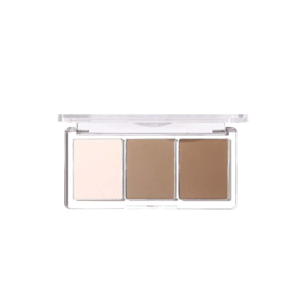 GOGO TALES 3 Colors Matte Highlight Contour Palette Gogotales