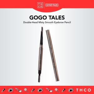 GOGO TALES Double-Head Misty Smooth Eyebrow Pencil Gogotales 戈戈舞流畅雾感眉笔 双头砍刀眉笔