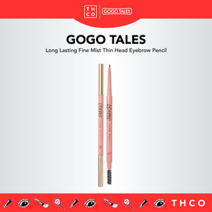 GOGO TALES Long Lasting Fine Mist Thin Head Eyebrow Pencil Gogotales 戈戈舞绒雾纤细双头眉笔细头持妆不易脱色