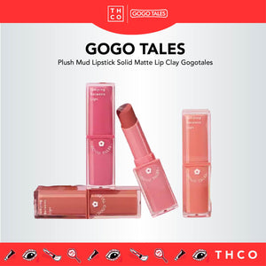 GOGO TALES Plush Mud Lipstick Solid Matte Lip Clay Gogotales 戈戈舞绒泥妆色唇膏 雾面哑光固体唇泥棒