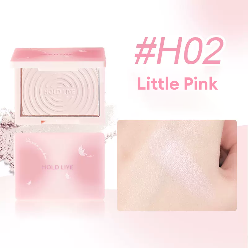 HOLD LIVE Highlight Pink Matte Face Brightening Holdlive 嘭嘭光影高光粉