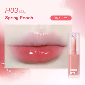 HOLD LIVE Moisturizing Sweet Jelly Lipstick Mirror Lip Gloss Holdlive 透润沁甜唇膏 果冻口红冻水光镜面唇釉 固体唇蜜滋润