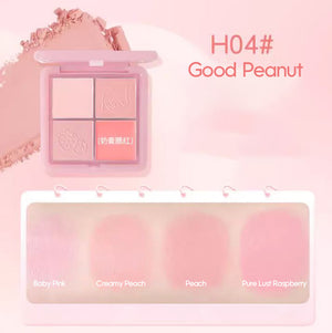 HOLD LIVE Little Pink Frozen Blush Powder Mist 4-Colour Blush Holdlive 小粉冻腮红粉雾四色腮红膏