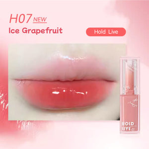 HOLD LIVE Moisturizing Sweet Jelly Lipstick Mirror Lip Gloss Holdlive 透润沁甜唇膏 果冻口红冻水光镜面唇釉 固体唇蜜滋润