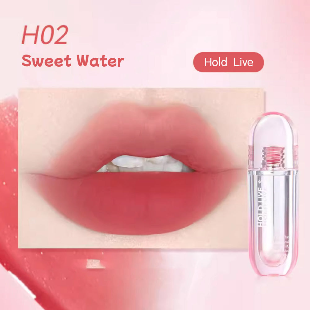 HOLD LIVE Cloud Mud Lip Glaze Velvet Lipstick Holdlive 云泥色感唇釉 丝绒蓝管轻裸水雾唇釉