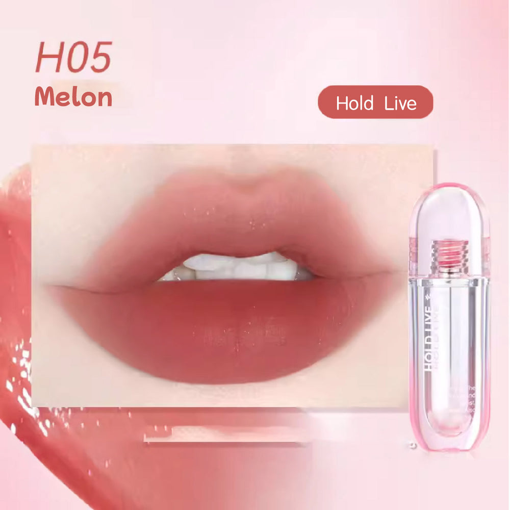 HOLD LIVE Cloud Mud Lip Glaze Velvet Lipstick Holdlive 云泥色感唇釉 丝绒蓝管轻裸水雾唇釉