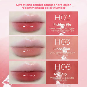 HOLD LIVE Watery Smoky Lip Glaze Mirror Lipstick Holdlive 水光朦胧唇蜜 滋润镜面口红保湿唇釉