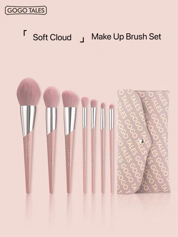 GOGO TALES Soft Cloud Makeup Brush Set Gogotales