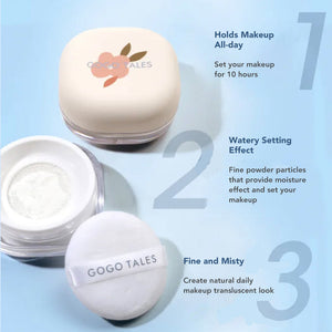 GOGO TALES Icicle Oil Control Honey Setting Powder Gogotales