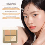 JUDYDOLL Cloud Soft 5 Color Concealer Palette 橘朵云柔无痕遮瑕盘 滋润五色遮瑕膏