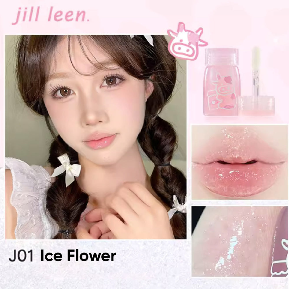 Jill Leen Milk Bottle Lip Mud Essence Lip Glaze Jillleen 牛奶瓶唇釉唇部精华 水光奶雾唇泥口红