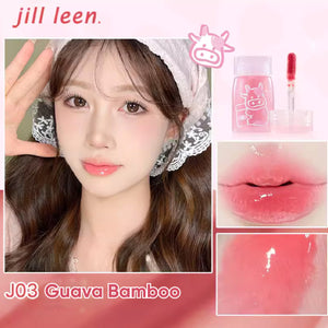 Jill Leen Milk Bottle Lip Mud Essence Lip Glaze Jillleen 牛奶瓶唇釉唇部精华 水光奶雾唇泥口红