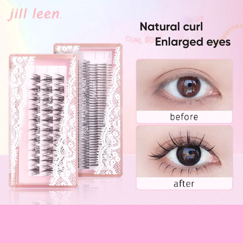 Jill Leen False Eyelashes Single Cluster Jillleen 单簇假睫毛组合装 自然眼睫毛