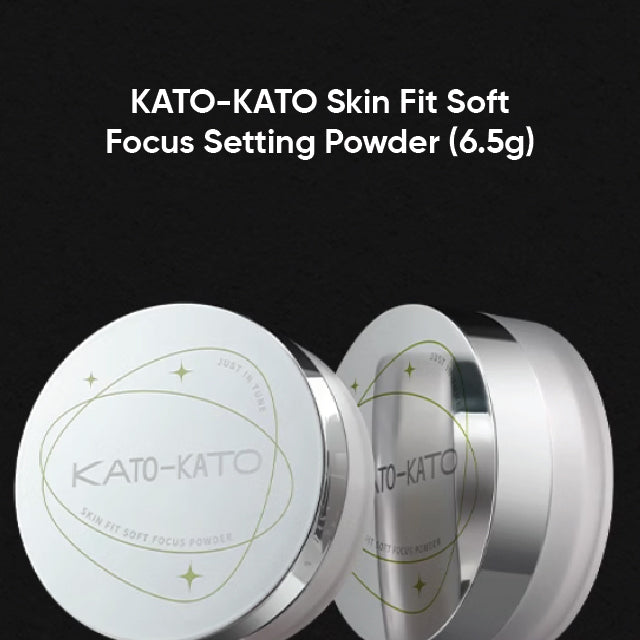 KATO-KATO Skin Fit Soft Focus Setting Powder (8g) Katokato 恰好合拍亲肤柔焦蜜粉 干皮清透裸散粉 (8g)